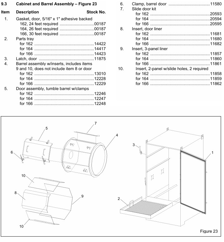 Bnp 164 Tumble Barrel Parts Breakdown