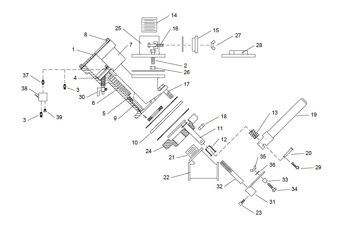 Metering Valves Sentinel 20608 Parts Breakdown